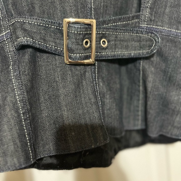 Dark Blue Denim Vest - Picture 4 of 6